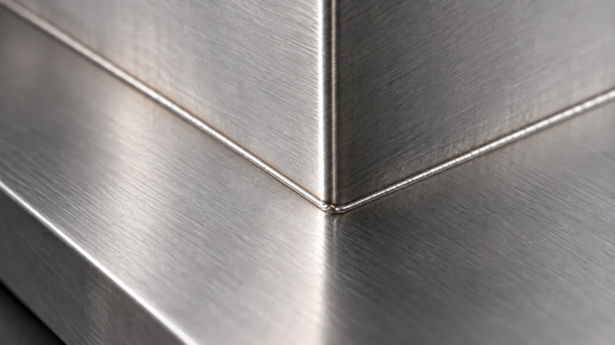 Illustration of a laser-welded stainless steel joint