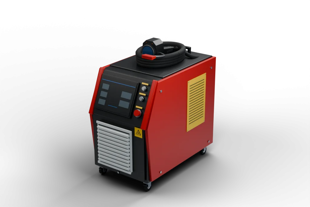 Air-Cooled Pulsed Laser Cleaning Machine — 3D exterior illustration