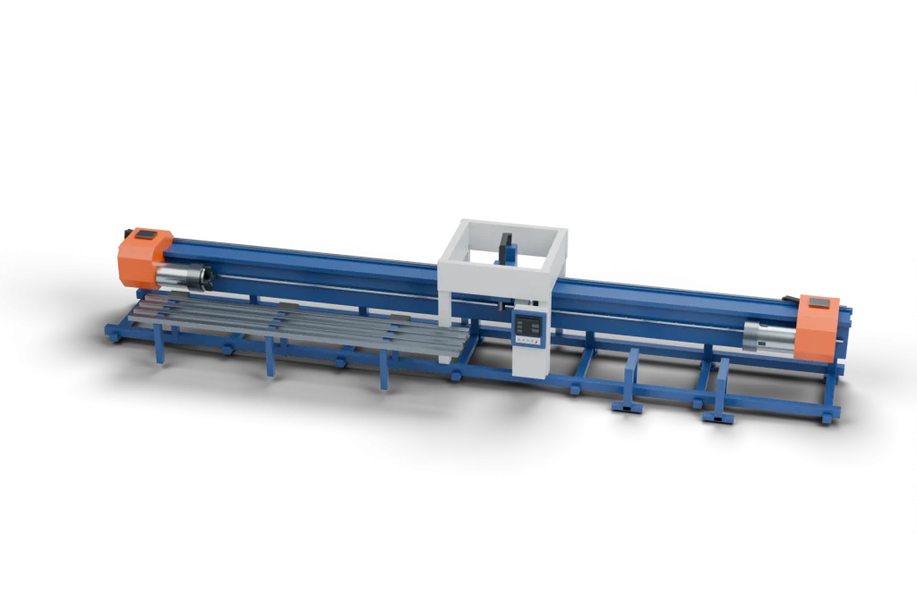 Three-Chuck Fiber Laser Tube Cutting Machine — 3D exterior illustration