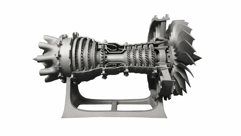 Metal additive application model with internal and external geometric features
