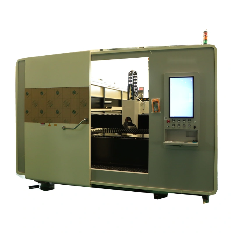 FLC-E Exchange-Table Fiber Laser Cutting Machine — product view 2